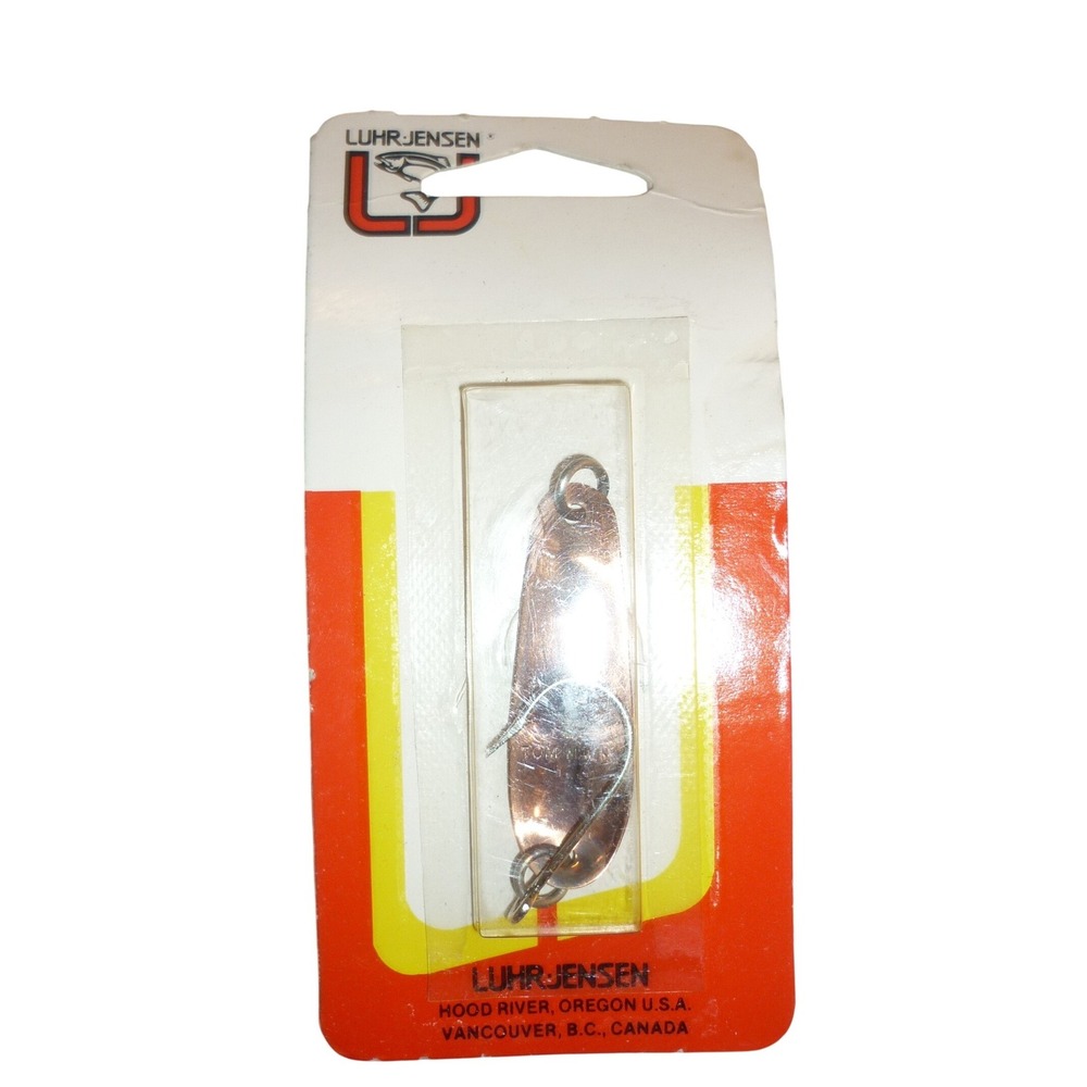 Luhr-Jensen Copper Tone Fishing Spoon Lure 1.75in